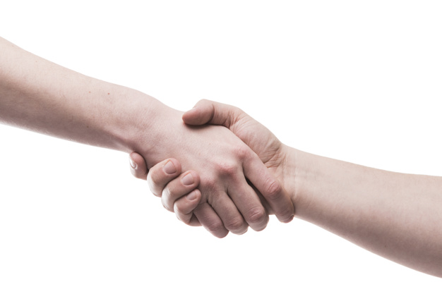 stretta di mano