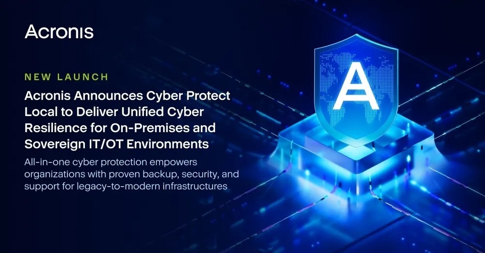 Cyber Protect Local: la soluzione unificata di resilienza digitale per ambienti IT/OT on-premises e gestiti direttamente dalle organizzazioni Acronis Cyber Protect Local