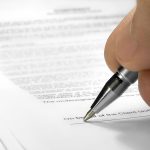 signing contract