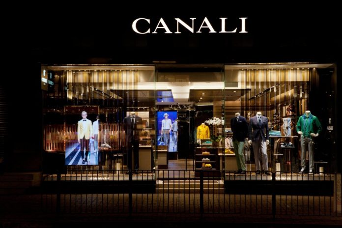 Canali Boutique windows_Hong Kong