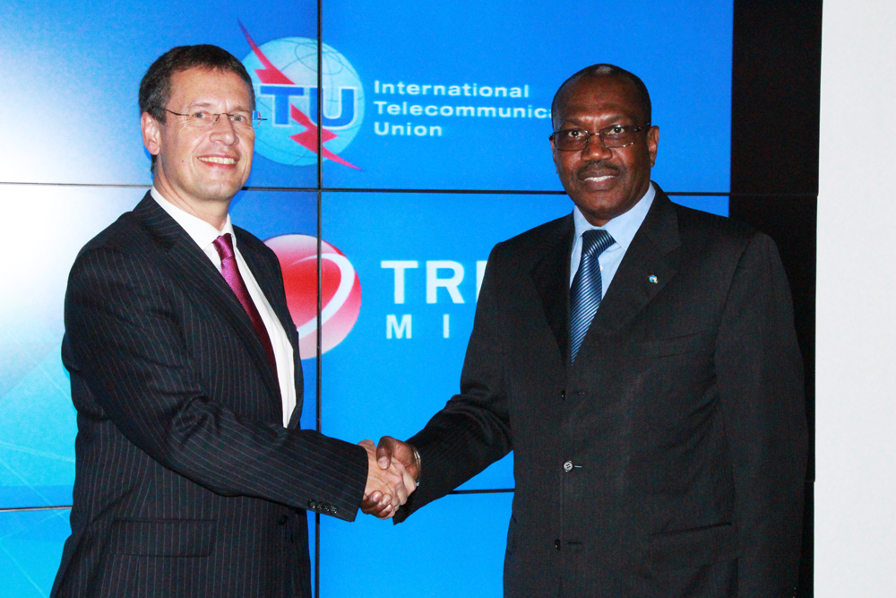 ITU Secretary-General Hamadoun I. Touré & Raimund Genes
