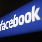 The Facebook logo is pictured at the Facebook headquarters in Menlo Park