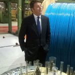 2_IL PREMIER MATTEO RENZI IN VISITA ALLO STABILIMENTO PRYSMIAN DI CAVI IN FIBRA OTTICA IN AUSTRALIA