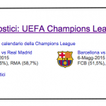 pronostici champions league