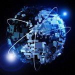 Globe of computer equipment and usb cables