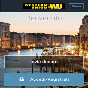 Screenshot Western Union App