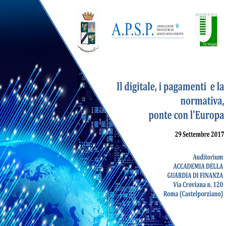 Il digitale, i pagamenti e la normativa, ponte con l’Europa