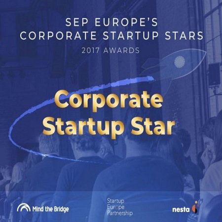 SEP Europe’s Corporate Startup Stars Award 2017 SEP Europe’s Corporate Startup Stars Award 2017