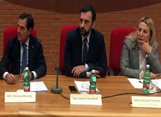 Le nuove frontiere delle professioni e del mondo del lavoro da sinistra Moretta, Toccafondi e Franzese