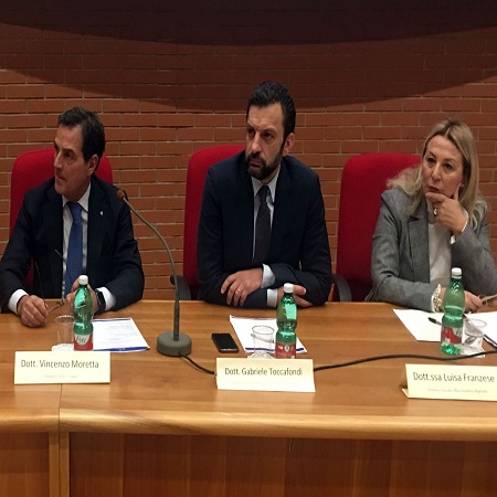 da sinistra Moretta, Toccafondi e Franzese da sinistra Moretta, Toccafondi e Franzese