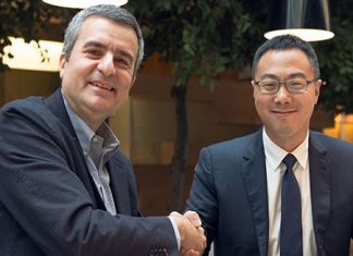 DNV GL e VeChain insieme nella tecnologia Blockchain Luca Crisciotti, CEO di DNV GL - Business Assurance e Sunny Lu, CEO di VeChain