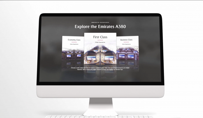 explore_emirates realtà virtuale del web