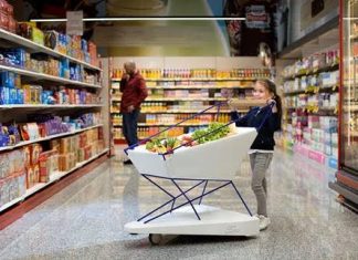 Self-Braking Trolley: il carrello Ford per la spesa dei piccoli Self-Braking Trolley: il carrello Ford per la spesa dei piccoli