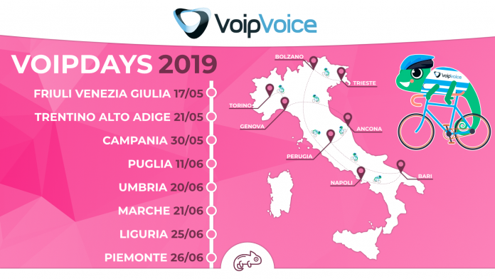 Save the date: parte a settembre il tour autunnale VoipDays 2019