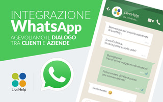 LiveHelp: customer service integrato con WhatsApp