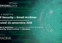 Settembre mese della sicurezza con i workshop Personal Data