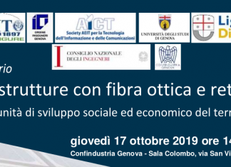 Infrastrutture con fibra ottica e reti 5G
