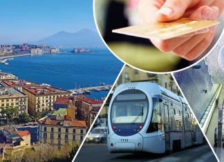 Pagamenti contactless sui mezzi di Napoli, Avellino e Salerno