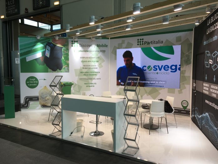 Stand Partitalia a Ecomondo Miglianico primo al mondo ad adottare la Blockchain dei rifiuti