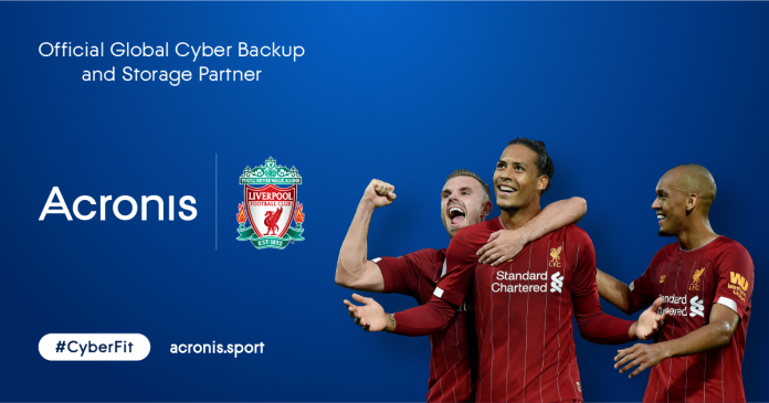 Acronis è il nuovo partner ufficiale del Liverpool Football Club