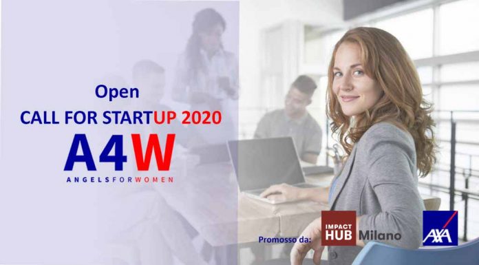 call-for-startup-2020-A4W Angels For Women: partita con il primo pitch la selezione 2020