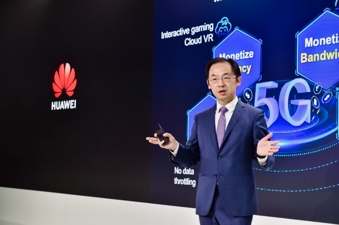 Ryan Ding, Executive Director of the Board and President of Huawei's Carrier Business Group Creare valore con nuovi prodotti e soluzioni 5G