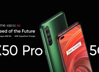 realme presenta lo realme X50 Pro 5G