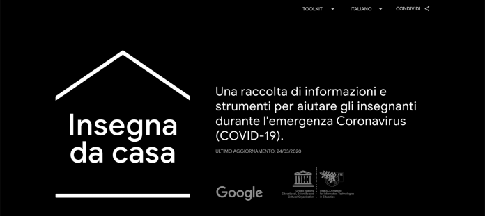 google Il sostegno di Google la didattica a distanza