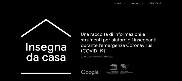 Il sostegno di Google la didattica a distanza