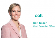 Keri Gilder nuovo Chief Executive Officer di Colt Technology Services Keri Gilder Colt