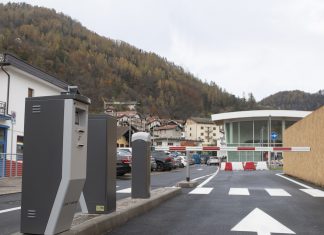 Nuovo parcheggio tecnologico ad Agordo, nel cuore delle Dolomiti