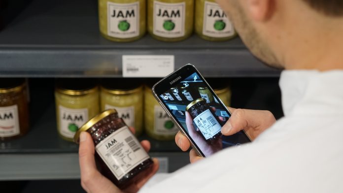 Scandit Retail Barcode Scanning with Samsung PAC2000A e Scandit insieme per la spesa online