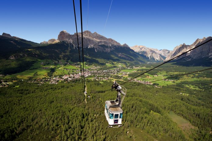 cortina d'ampezzo funivia faloria colli IMG_0910 cielo senza nuvole