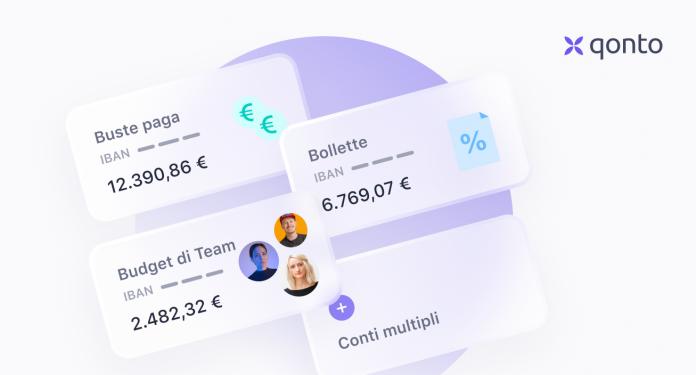 Conti multipli Qonto Qonto per le PMI: arrivano i conti multipli