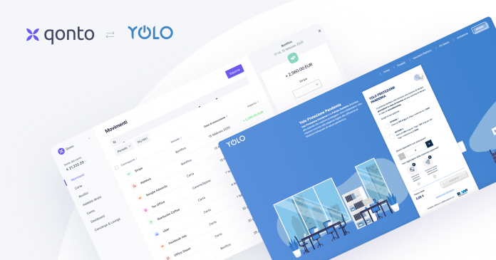 QONTO-YOLO Qonto: soluzioni Yolo integrate per affrontare la pandemia