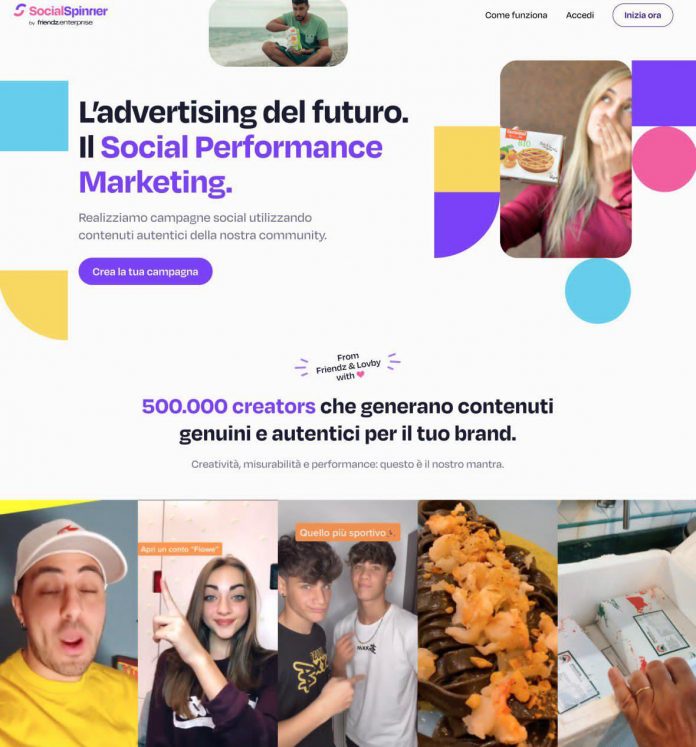 Social Spinner, il primo tool di Social Performance Marketing Social Spinner, il primo tool di Social Performance Marketing