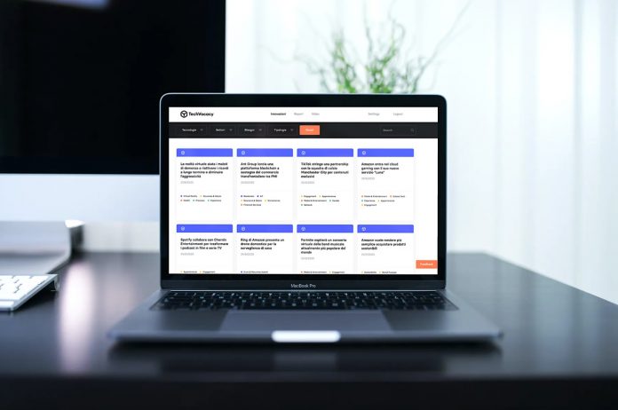 TechVocacy Mockup TechVocacy: la piattaforma che permette di scoprire in anticipo i trend