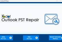 Software di ripristino Yodot Outlook PST