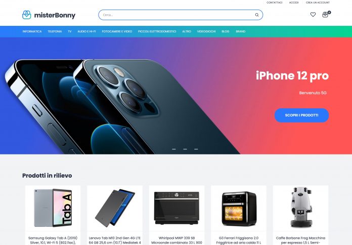misterBonny.it misterBonny: piattaforma e-commerce sviluppata da GFT