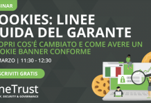 Cookies: le linee Guida del Garante. Scopri il webinar gratuito Cookies: le linee Guida del Garante. Scopri il webinar gratuito