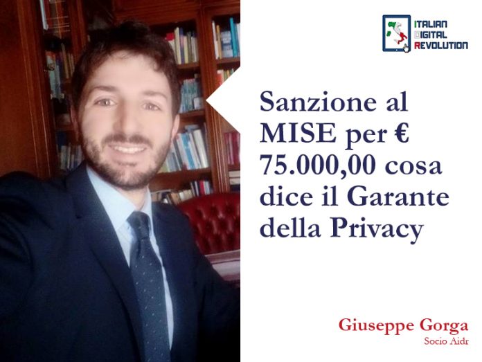 Sanzione al MISE