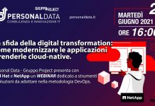 Personal Data annuncia il webinar dedicato alle soluzioni DevOps Personal Data