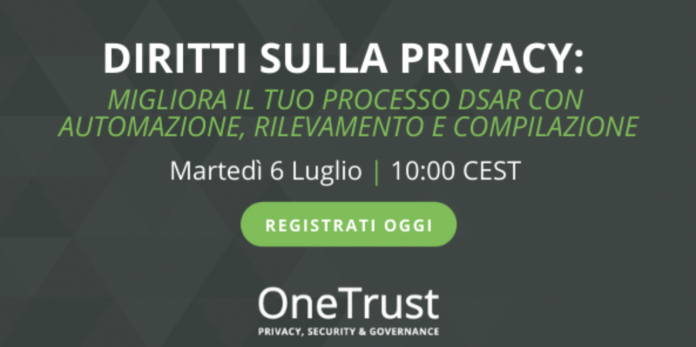 Diritti sulla Privacy: migliora il tuo processo DSAR