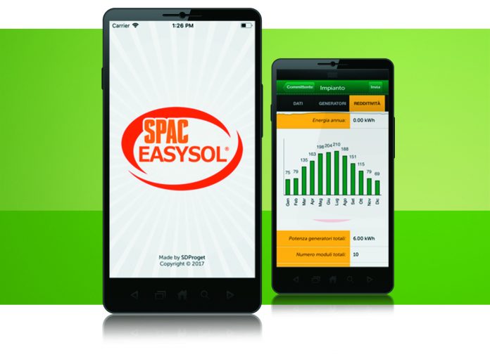 SPAC EasySol Mobile: la nuova app per il fotovoltaico