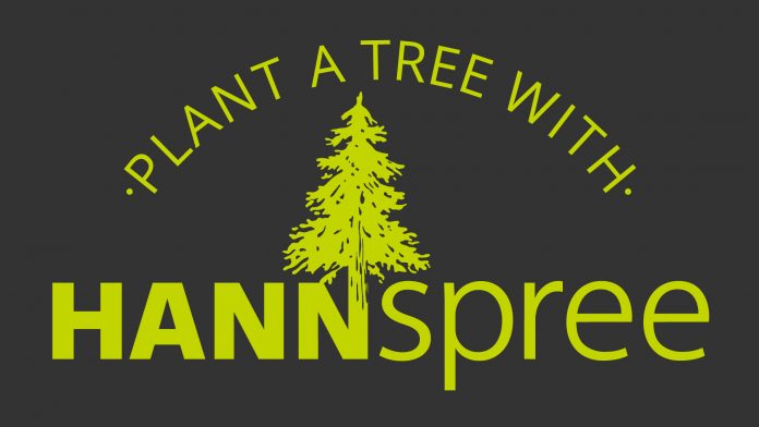 Logo Plant a Tree With Hannspree _2ok HANNspree, al via il rimboschimento della Val di Fiemme