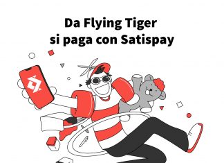 Flying Tiger Copenhagen ha scelto Satispay