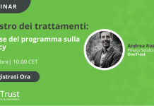 Webinar: Registro dei Trattamenti, la base del programma privacy Webinar: Registro dei Trattamenti, la base del programma privacy