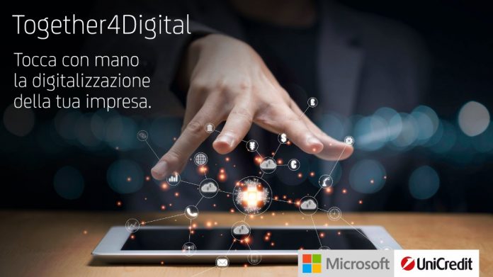 Together4Digital: UniCredit e Microsoft sostengono la digitalizzazione delle imprese Together4Digital: UniCredit e Microsoft sostengono la digitalizzazione delle imprese