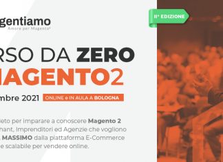 Ottieni il massimo dal tuo e-commerce con la formazione “Da Zero a Magento 2”: 9-10 dicembre a Bologna e in streaming