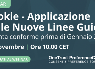 Cookies: come applicare le nuove linee guida del Garante. Scoprilo in un webinar gratuito!